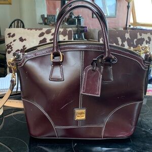 Dooney & Bourke Rich Brown Leather Tote